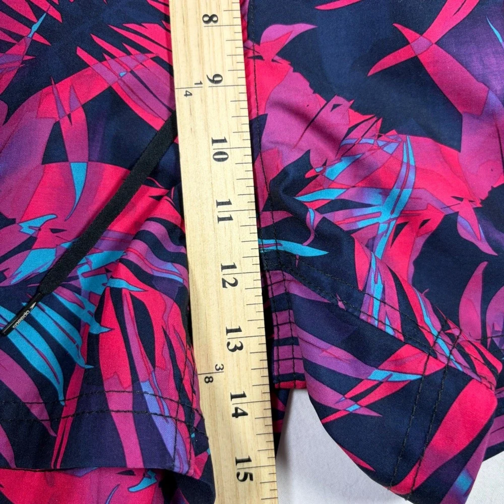 Speedo Tropical Palm Print Beach Coastal Resort Surf Pool Swim Trunks Mens L